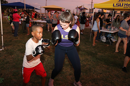 boxing demonstration